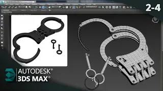 Modelar Algema Articulada Handcuffs Hinged 3ds Max   Parte 02