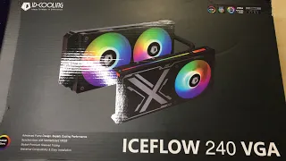 ID-Cooling ICEFLOW 240 VGA aRGB All In One Liquid Cooler  Zotac GTX1080Ti AMP Performance & Results