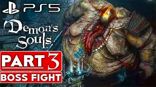 DEMON'S SOULS REMAKE Gameplay Walkthrough Part 3 BOSS FIGHT [60FPS PS5] - No Commentary (FULL GAME)