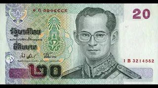 Paper money of Thailand - Thailand baht - banknotes - banknotes