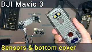 DJI Mavic 3 bottom cover and vision sensors replacement. How to fix vision sensor error.