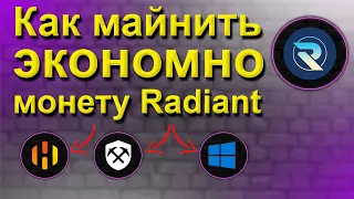 МАЙНИМ RADIANT И ЭКОНОМИМ ЭЛЕКТРИЧКУ | НАСТРОЙКА BZMINERA В HIVE, RAVE И WINDOWS