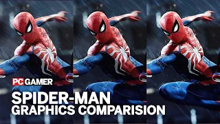Spider-Man PC vs PS5 vs PS4 Graphics Comparision [4K 60FPS]