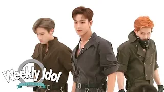 Monsta X - "Shoot Out" Roller Coaster Version [Weekly Idol Ep 380]