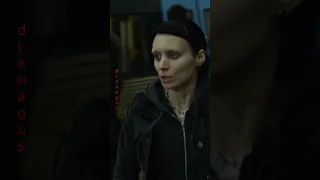 #shorts Руни Мара в фильме Девушка с татуировкой дракона Rooney Mara The Girl with the Dragon Tattoo