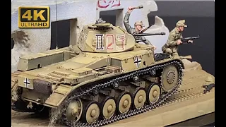 1/72 Panzer II F Tank  ！- Tank Model - Dragon  - Deutsches Afrikakorps