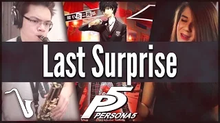 Persona 5: Last Surprise - Jazz Cover || insaneintherainmusic (feat. Adrisaurus, Brandon S & Chris A