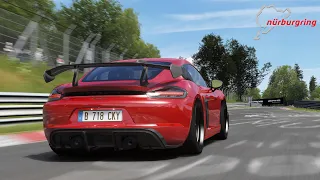 Porsche 718 Cayman GT4 RS Nurburgring Nordschleife Testing | Assetto Corsa