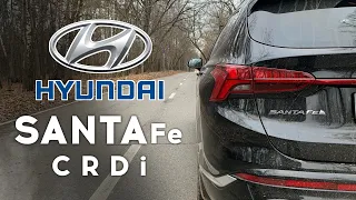 Hyundai Santa Fe - дизель и робот. Разгон 0 - 100