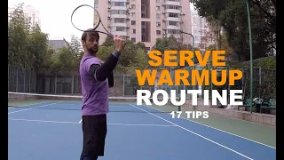 Tennis Serve Warmup - My Full Routine (TENFITMEN - Episode 125)