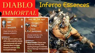 Inferno 1 Barbarian Essences In Diablo Immortal 2.0 Update!