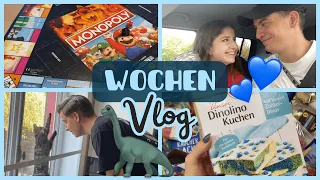 Wochen-Vlog 🎉 Unser Alltag! Dinokuchen, Monopoly & mehr | piamariedb