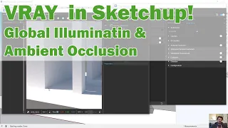 VRAY in Sketchup Global Illumination and Ambient Occlusion