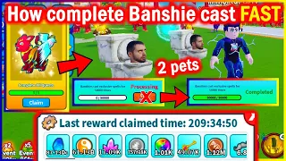 Completed Banshies Contract Quests! | 209+ hours AFK | Making Shiny++ Holo weapons | WFS | Roblox