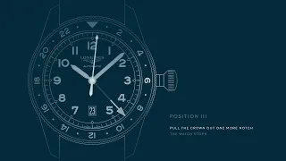 Longines User Guide - Instruction manual : Caliber L844 - GMT Settings