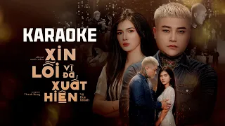 Karaoke Xin Lỗi Vì Đã Xuất Hiện - Vũ Duy Khánh | Beat Gốc