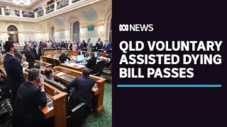 Applause in Queensland Parliament gallery as voluntary assisted dying legalised | ABC News