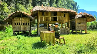 Build Farm Life, Make Simple Furniture, Kitchen Furniture From Bamboo