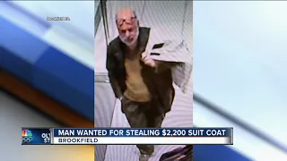 Brookfield police looking for man who stole expensive suit coat from mall store