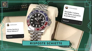 Quali Rolex usciranno di produzione? Meglio Santos o Monaco? E molto altro!