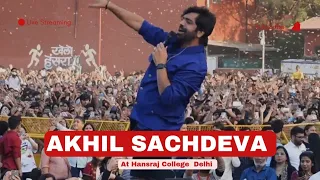 Akhil Sachdeva live concert at Hansraj College || CONFLUENCE 2024 ||