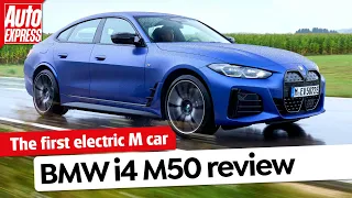 NEW BMW i4 M50 review: how much fun is an electric M car? | Auto Express