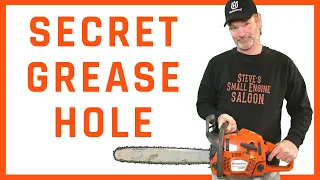 WOW! Hidden Greasing Spot On A Chain Saw