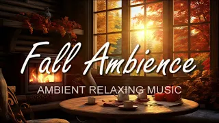 FALL AMBIENCE ll IMMERSIVE VIDEO of Autumn with Sounds of Birds, Fire Crackling, Ambient Music 2