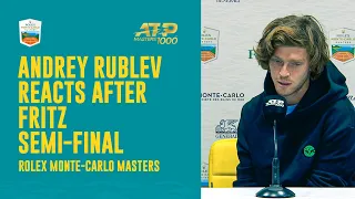 Andrey Rublev Reacts After Monte Carlo Semi-Final | Rolex Monte Carlo Masters 2023