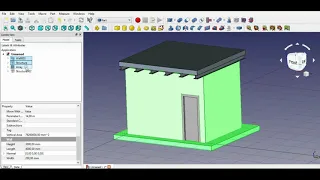 FreeCad ARCH WORKBENCH how make a little House