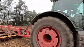 Fendt 936 Vario & Kultywator VÄDERSTAD Top Down 500