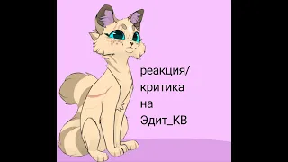 реакциякритика на Эдит_КВ @eheihok1  #возрадимрукв #котывоители #реакция