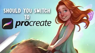 Should you switch to DRAWING IN PROCREATE? (and using an iPad) | Drawing Discussion