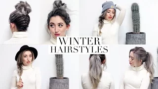 3 Hairstyles For Winter, Scarfs & Hats