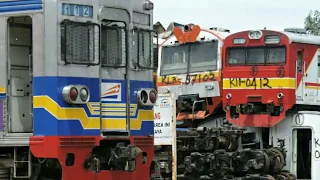 Kondisi bangkai KRL Commuterline jabodetabek