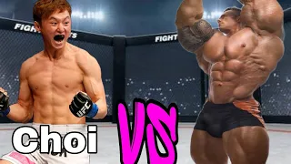 UFC4 | Dooho Choi vs Incredible Bodybuilder (EA Sports UFC 4) wwe mma