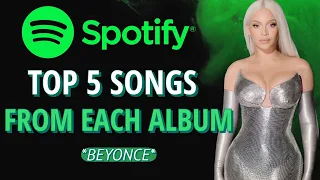 Beyoncé | Top 5 Most Streamed Songs Per Album on Spotify (FEBRUARY 2024)