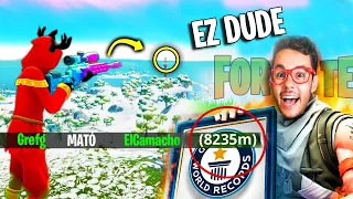 *Fortnite* 10 World Records FINALMENTE SUPERADOS! (Recors imposibles de superar)