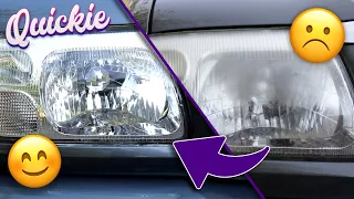 FÜR UNTER 20 EURO: Auto Scheinwerfer Polieren / Schleifen / Aufbereiten | Quickie