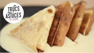 Plier sa crêpe en samoussa - CuisineAZ