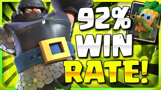 92% WIN RATE!! NEW #1 BEST MEGA KNIGHT BAIT DECK IN CLASH ROYALE!! 🔥