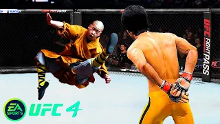 UFC4 Bruce Lee vs Shadow Monk EA Sports UFC 4 PS5