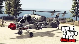 GTA5 ONLINE NEW DLC FH-1 HUNTER HELICOPTER  Live PS4 Broadcast