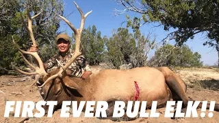 Muzzleloader Elk Hunt Zuni New Mexico | First Ever Bull Hunt