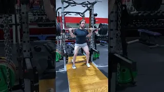 Squat to 90 Deg for MONSTER Legs without Steroids! 405 Triple Extension Squats Eccentric Isometrics