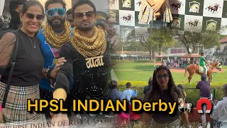 Gold Men se miley .HPSL Indian Derby me🎠🏇#viral #videos #trendingvideo #horse #race#derby #goldmen