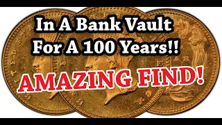 In A Bank Vault For 100 YEARS! Rare Gold Coins Discovered!