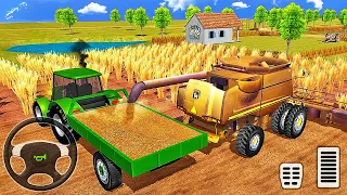 Real Farm Tractor Driving Simulator - Wheat Farming Simulator 2021 - Android Gameplay