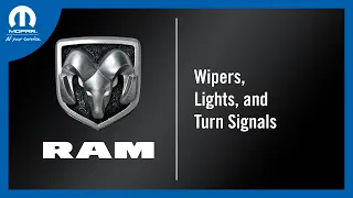 Wipers, Lights, and Turn Signals | How To | 2023 Ram ProMaster