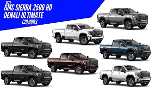 2024 GMC Sierra 2500 HD Denali Ultimate - All Color Options - Images | AUTOBICS
